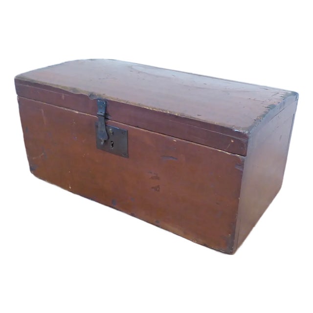 Antique American Small Painted Document Box For Sale