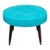 1950s Mid-Century Footstool With Vinyl Beautiful Upholstery Decorative For Sale - Image 4 of 12