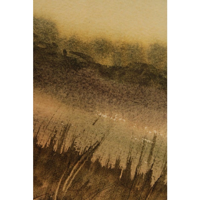 Paint Dorothy R Cloran Original Watercolor Painting Landscape For Sale - Image 7 of 13