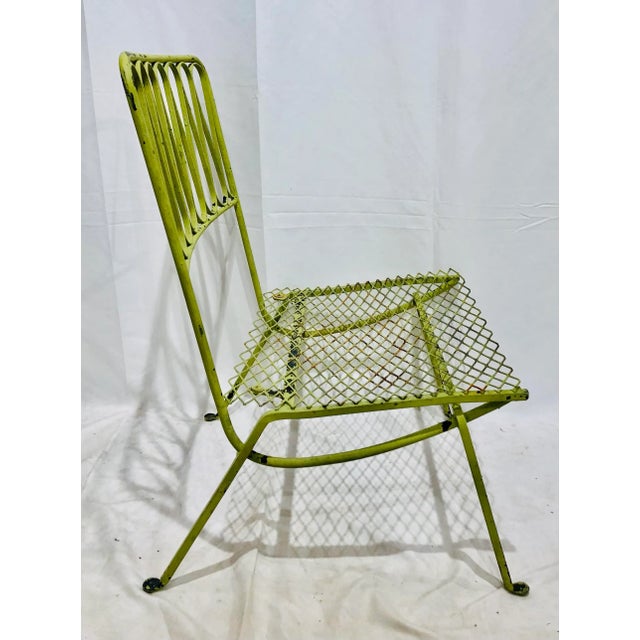 Vintage Mid Century Outdoor Side Chair Chairish