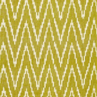Sample - Schumacher Kasari Ikat Fabric in Palm For Sale