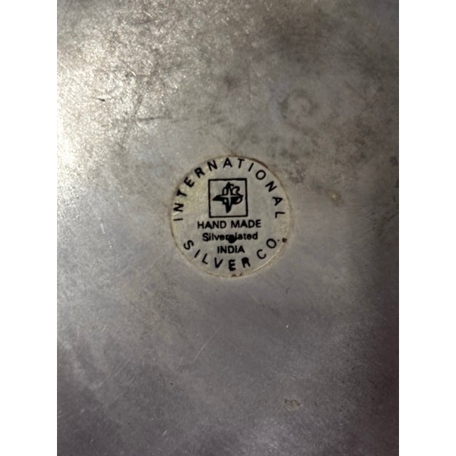 Modern 1990s Ribbed Silver Bowl For Sale - Image 3 of 5