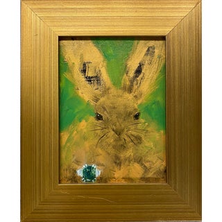 "Chanel with a Wink" Original Whimsical Painting by Bibbi Anderson, Framed For Sale