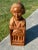 Life-Size Vintage Folk-Art Carved Wood Figurative Bust of Thomas Jefferson at University of Virginia Rotunda Sculpture For Sale - Image 11 of 13