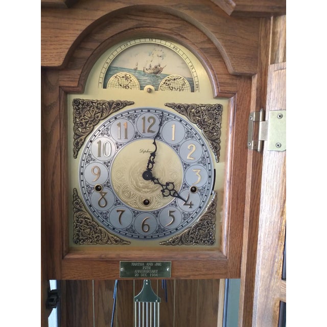 Vintage Diplomat Clock Company Grandfather Clock Chairish