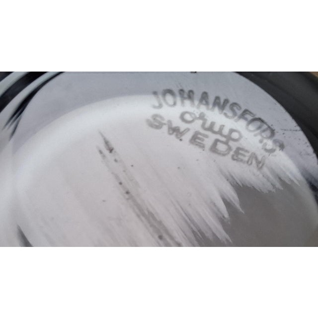 Large Swedish Glass Vase by Bengt Orup for Johansfors Glasbruk, 1950s For Sale - Image 9 of 10