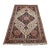 19th Century Persian Farahan Sarouk Rug, Handwoven Floral Patter, Ivory & Blue, 5’ X 7’ For Sale