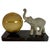 French Art Deco Table Lamp with Elephant Sculpture, 1930s For Sale - Image 9 of 9