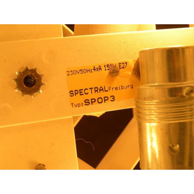 White Large Mid-Century Okataform Spectral Ceiling Lamp, 1960s For Sale - Image 8 of 18