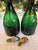 Green Early 19th Century Georgian "Bristol Green" Glass Spirit Decanters | Holland (Gin) & Brandy - a Pair For Sale - Image 8 of 9