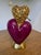 Red Régis Dho for Lampe Berger Double Heart Limoges Porcelain Fragrance Lamp For Sale - Image 8 of 10