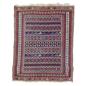 Vintage Azerbaïdjan Soukak Kilim Rug