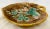 Late 19th Century Antique Leaf Shaped Majolica Serving Dish /Plate Decorated With Strawberries & Foliage With Twig Handle - Circa 19th Century For Sale - Image 5 of 11