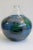 Glass Late 20th Century Mouth Blown Studio Glass Vase “One Chance World” For Sale - Image 7 of 7