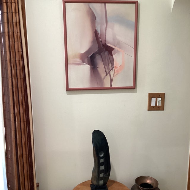 Late 20th Century Abstract Impressionist Framed Painting by J.Kulger For Sale - Image 10 of 12