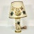Rustic 1970s Vintage Arts & Crafts Boho Chic Butterfly and Flora Table Lamp and Shade.. For Sale - Image 3 of 13