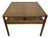 Vintage Baker Furniture Walnut Square Coffee Table For Sale