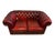 Vintage Chesterfield Two-Seater Sofa in Leather from Winchester For Sale - Image 3 of 5