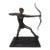 Deco Style Bronze Archer Sculpture For Sale