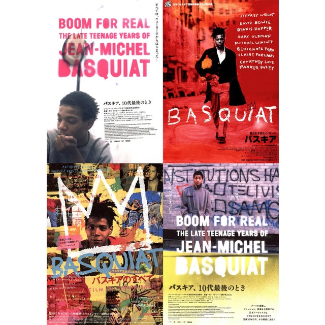 Basquiat Movie Posters Japan: Set of 4 For Sale