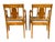19th Century Pair of Antique Austrian Biedermeier Style Arm Chairs For Sale - Image 5 of 5