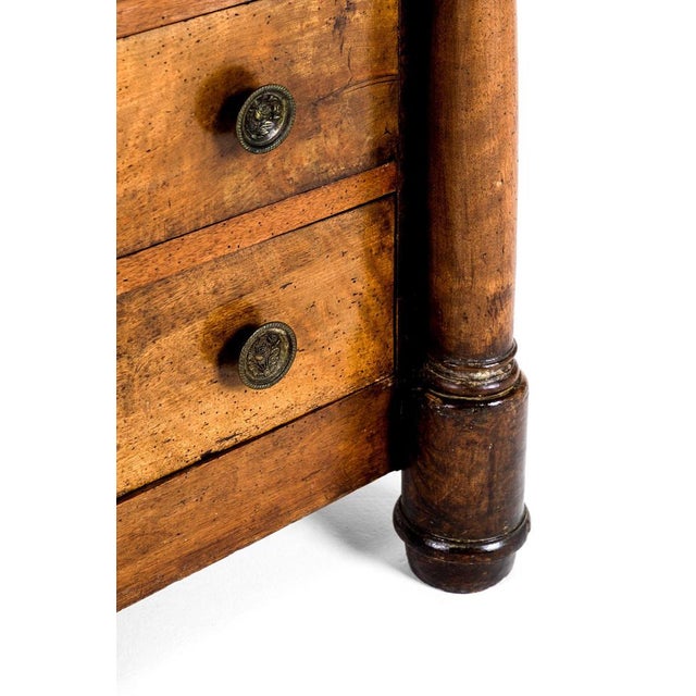 Wood French Walnut Commode, 1850s For Sale - Image 7 of 14