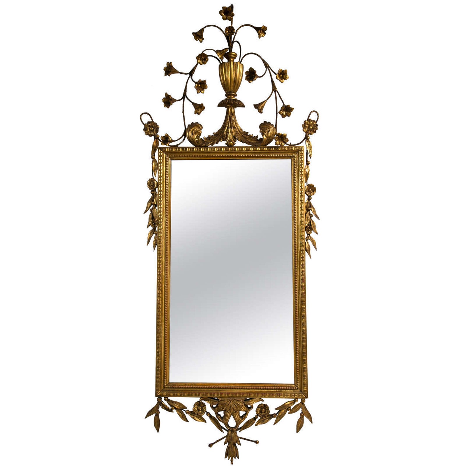 Italian Giltwood Mirror Chairish