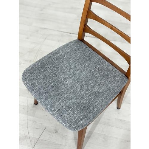 Brown Mid-Century Modern Dining Room Chairs, Set of 5 For Sale - Image 8 of 12