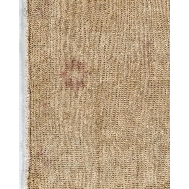 Turkish Vintage Circa 1940 Turkish Oushak Rug 4ft 8in X 8ft 9in For Sale - Image 3 of 13