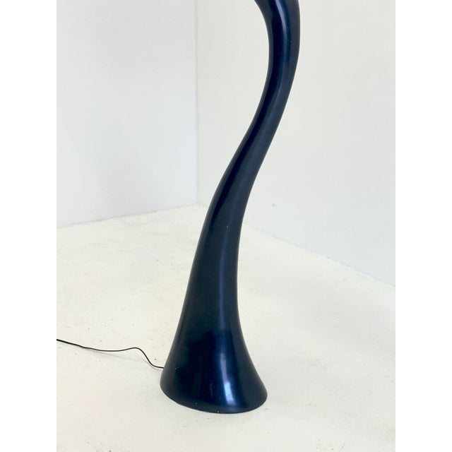 Black Space Age Alien Floor Lamp, 1980s For Sale - Image 8 of 14