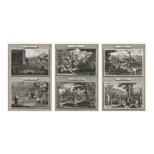 Pieter Mortier, Genesis & Apocalypse, 1700, Paper For Sale