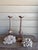 Pair of Vintage Neoclassical Carved Water Giltwood Columns With Natural Specimen For Sale - Image 9 of 10