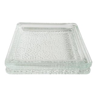 Glass Ashtray in the style of Le Corbusier, France, 1930s For Sale