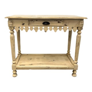 Vintage Shabby Chic Farmhouse Server or Sideboard For Sale