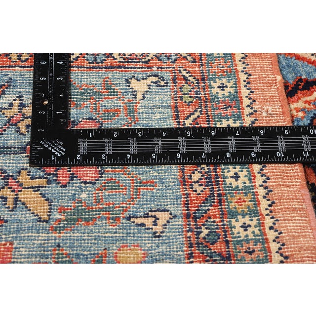 Signed Antique Persian Sultanabad Rug - 10'00 X 17'06 For Sale In Dallas - Image 6 of 9