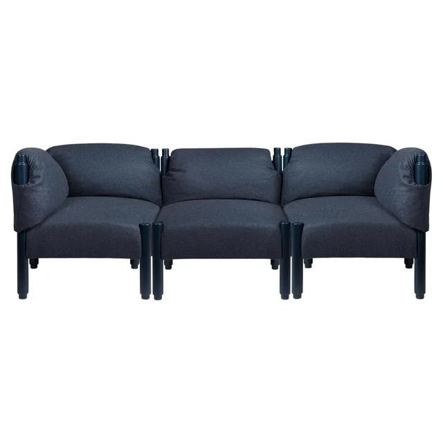 Blue Stand by Me Sofa by Storängen Design For Sale - Image 9 of 9