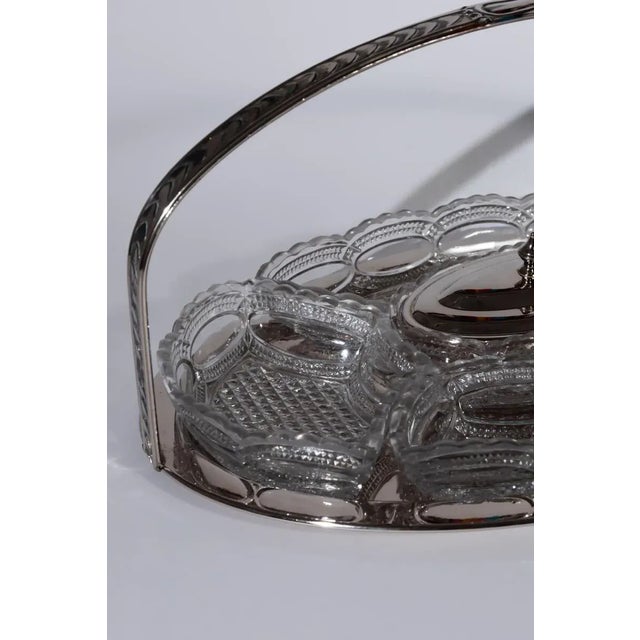 Glass Vintage Art Deco Serving Tray For Sale - Image 7 of 10