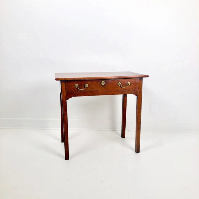 Wood 1780s Chippendale Mahogany One Drawer Table For Sale - Image 7 of 7