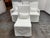 Design Plus Gallery presents a Set of Six Coley White Armless Dining Chairs by Matthew Williams from Uttermost. The Coley...