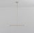Contemporary Balance Brass Chandelier by Switching For Sale - Image 3 of 7