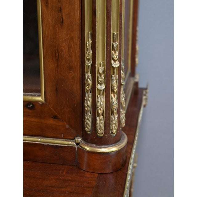 Louis XVI Style Mahogany Scriban Bookcase, Mid-19th Century For Sale - Image 10 of 18