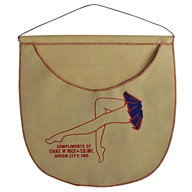 American Vintage Clothespin Holder For Sale - Image 3 of 3