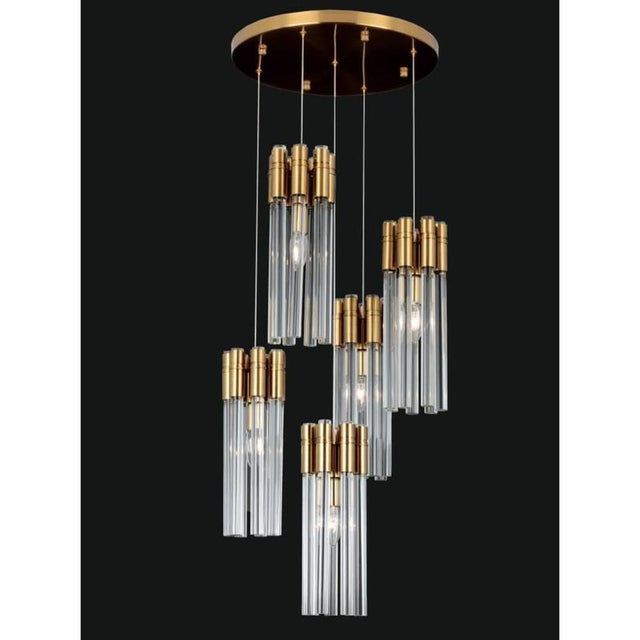 Collection Urano Chandelier in Metal by Jago For Sale - Image 4 of 7