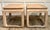 Pair of Vintage Ming-Style Solid Wood Side Tables in Bleached Whitewash Finish For Sale - Image 12 of 12