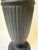 Vintage 1960s Wedgwood Black Basalt Fluted Trumpet Footed Vase For Sale In Boston - Image 6 of 16