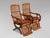 Antique Walnut Reclining Armchairs, 1860, Set of 2 For Sale - Image 14 of 17