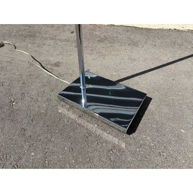 Metal 1970s Chrome Torchere by Casella, Floor Lamp For Sale - Image 7 of 17