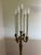 Vintage Large Brass Electric 5 Candle Light Candleabra Table Lamp 34" For Sale - Image 4 of 8