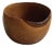 Mid-Century Modern Hand-Turned Teak Bowl For Sale