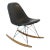Early Eames Upholstered Wire Rocking Chair for Herman Miller For Sale